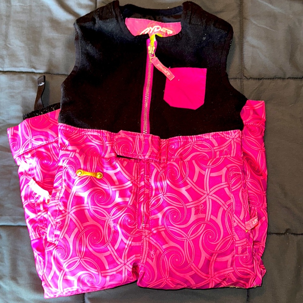 SPYDER bib snow pants for toddlers!